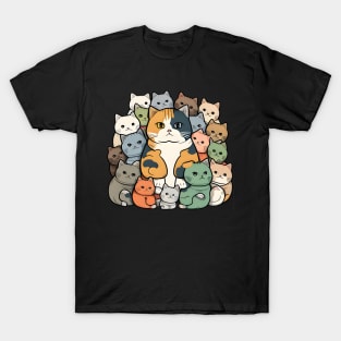 The Cat World - Colorful Cat Kitten Lover T-Shirt